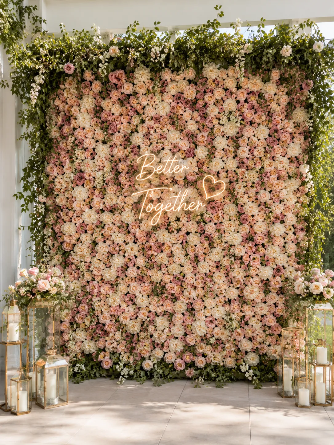 Flower Wall Backdrop